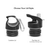 Translucent Dawes Bottles Lid Options